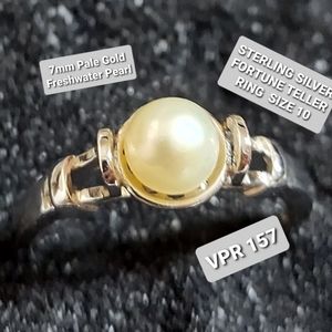 STERLING SILVER FORTUNE TELLER RING SIZE 10
